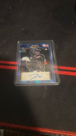 James Wood Rookie Card Autographed Numbered Out Of 1-25