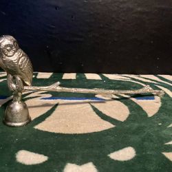 Silver Bird On A Branch Candle Holder.
