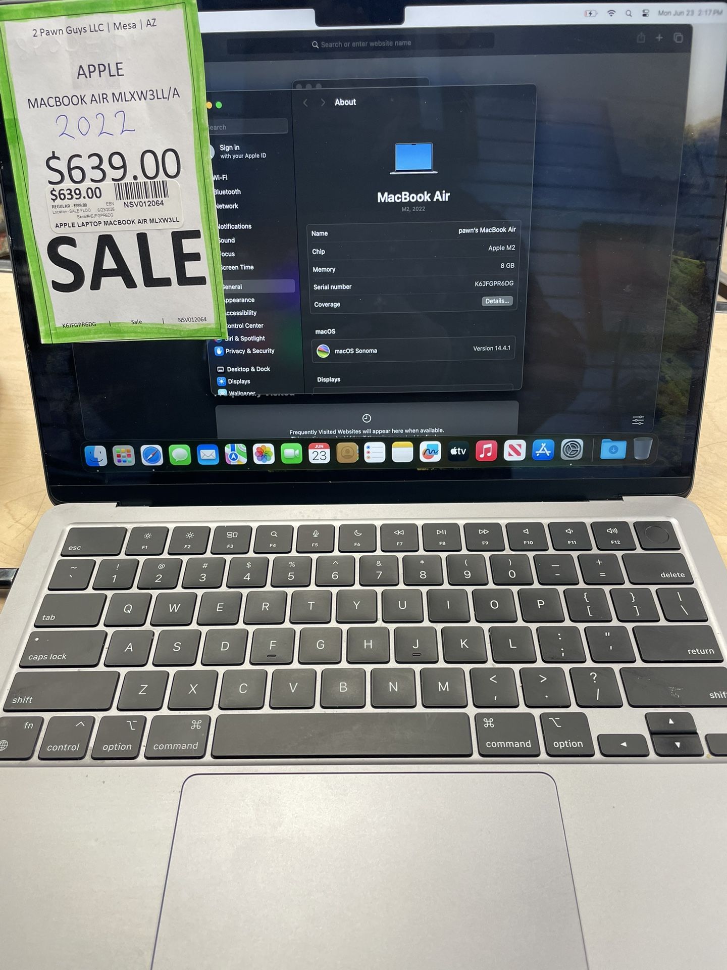 MacBook Air 2022