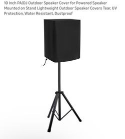 TWO (2) 10 Inch PA/DJ Outdoor Speaker Cover for Powered Speaker