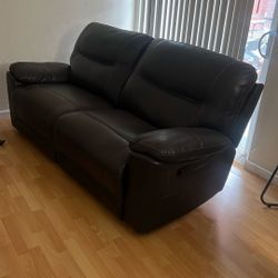 Leather Manual Recliner For Sale 