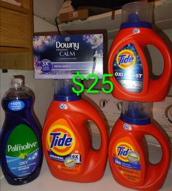 Tide detergent package