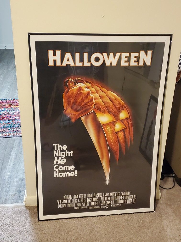 Framed Halloween Movie Poster