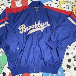 Vintage Brooklyn Dodgers Windbreaker Jacket