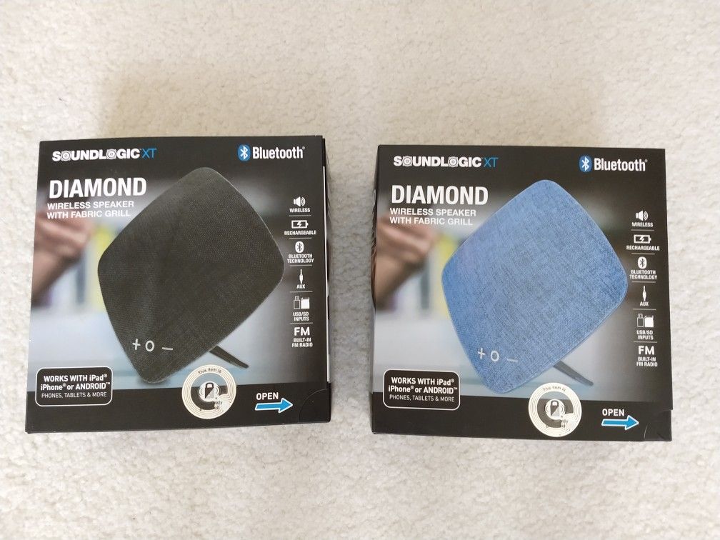 Soundlogic Diamond wireless speaker with fabric grill