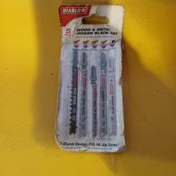 Diablo 5-Piece Wood & Metal Jigsaw Blade