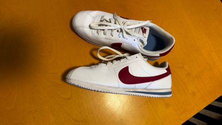 Nike Cortez White Red Low-Top Sneakers