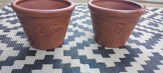 Set Of Terracotta Pots