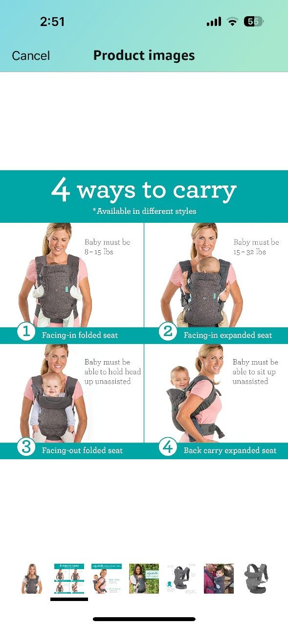 4 In 1 Baby Carrier