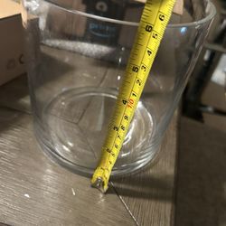 4 Glass Cylinder Vase For Decor Or Centerpiece 