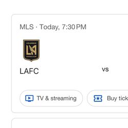 LAFC TICKETS