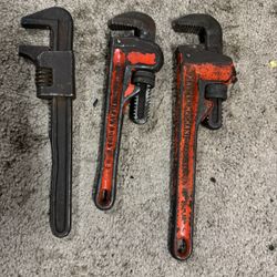 Various Pipe Wrench’s 