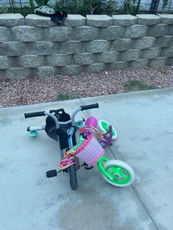 2 Childs ride on bikes