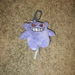 Gengar Pokémon Clip On Plush