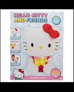 Hello Kitty Rainbow Wish Light Up Plush 10-inch Illuminating Feature https://offerup.com/redirect/?o=UGx1c2guSXQ= features a light-up