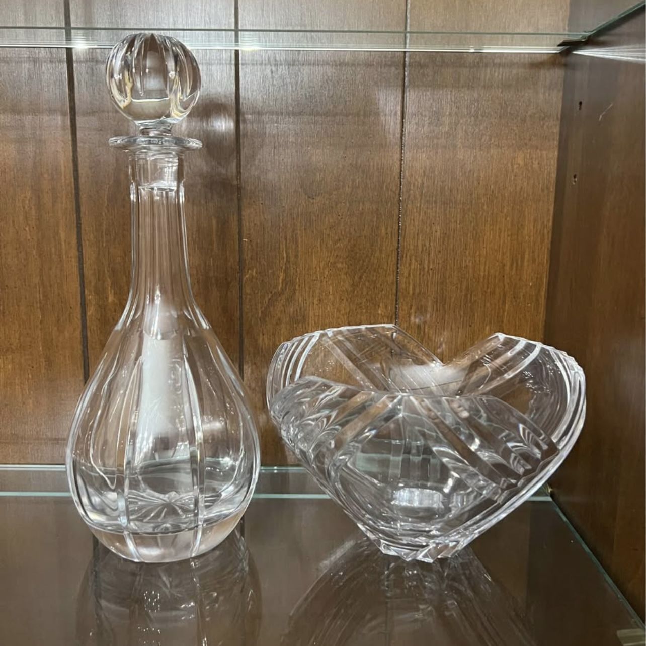 Lenox crystal bowl And Decanter