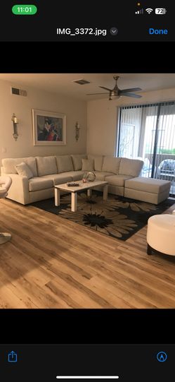 Cream Sectional