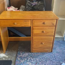 Solid Wood Child Size Desk