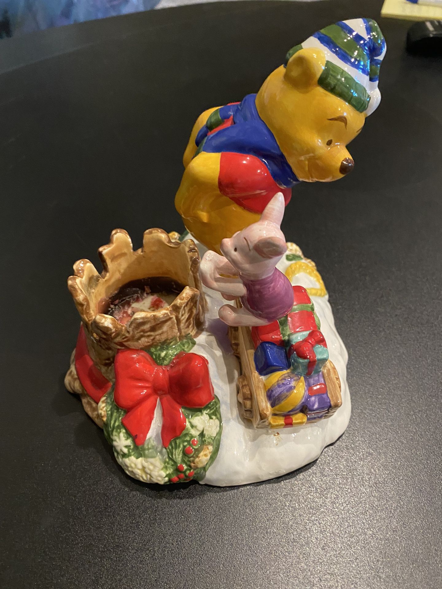 Disney Winnie The Pooh & Piglet Candle Holder (2)