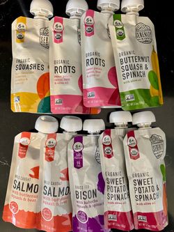 9 - Serenity Kids Organic Baby Food Pouches