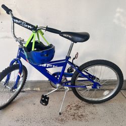 Boys Bike And Helmet 
