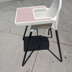 White IKEA High Chair