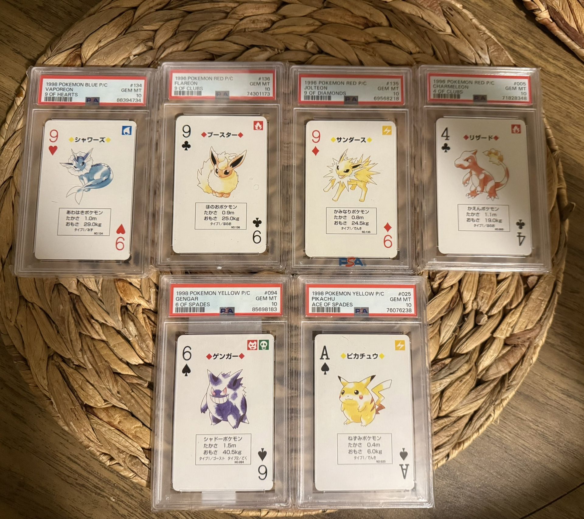 POKEMON POKER CARDS PSA 10 - www.joarbit.com