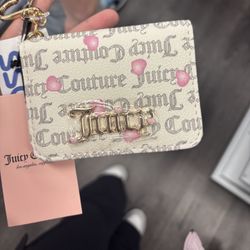 Juicy Couture Heart Card/coin Case Wallet