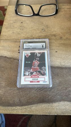 Michael Jordan 1(contact info removed) Fleer # 26 CSG 8 Grade