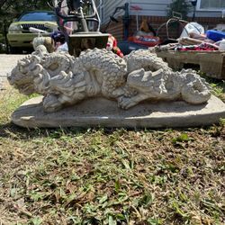 Concrete Dragon For Landscape