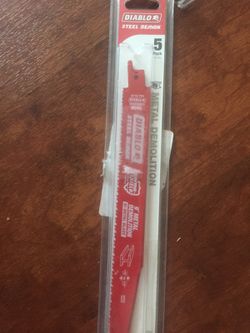 Diablo 9in 8/10 teeth per in. Steel demon metal demolition reciprocating saw blade (4- pack)