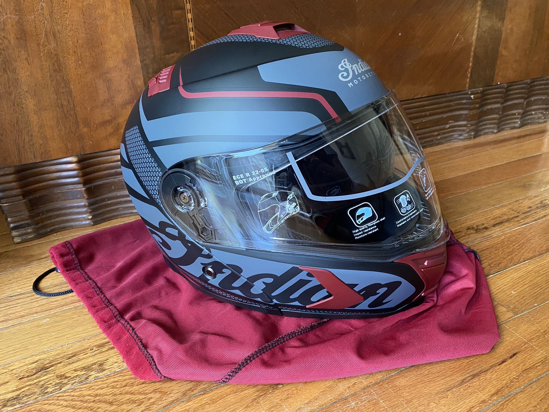 Indian Motorcycle Matte Modular Flip-up Helmet