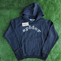 Sp5der worldwide hoodie/Black vvs/ Meduim