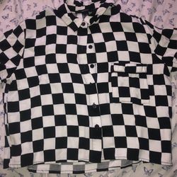 Forever 21 Polo Crop Top