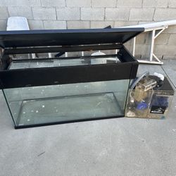 -86 Gallon Fish Tank With Cabinet-