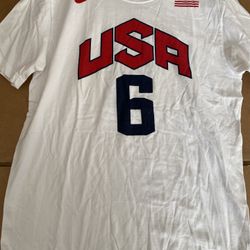 Lebron James team USA NBA basketball shirt Lakers Cavs Michael Air Jordan 