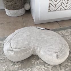Lightly Used Meditation Cushion - Linen Color