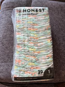 Brand new honest diapers size 1 (39 count)