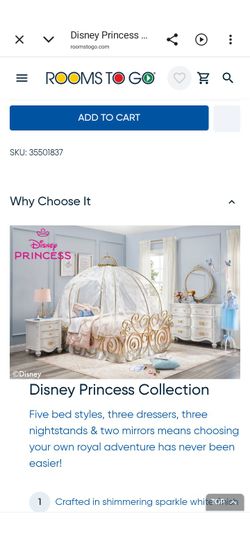 Disney Princess Bed From Rooms To Go