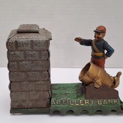Vintage Artillery Reproduction Coinbank