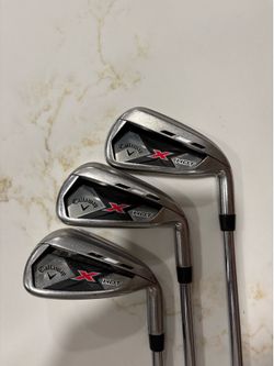 ⛳️ Callaway X HOT 4, 7, Pw irons men’s right hand golf clubs