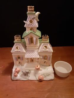 Lenox haunted house ivory china