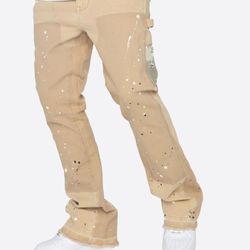 FLARE DENIM - KHAKI (2X/38)