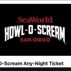 Howl O Scream Seaworld Tickets