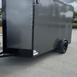 NEW 2026 6x12 SA 7’ Height Enclosed Trailer 