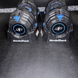 Nordic Track Adjustable Dumbbells