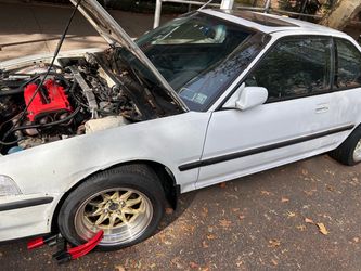 1993 Acura integra DA white
