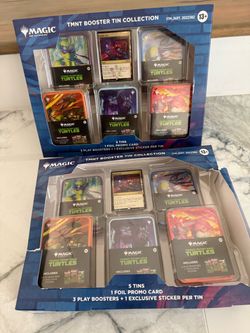Magic: The Gathering TMNT Booster Tin Collection take both for $75