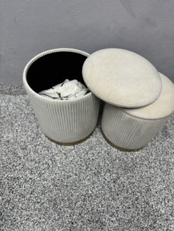 Ottoman Storage Set Of 2