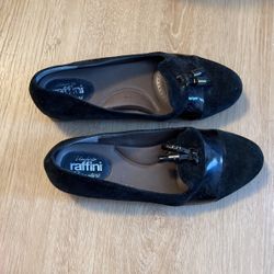 Raffinii Suede Dress Low Heeled Dress Shoes